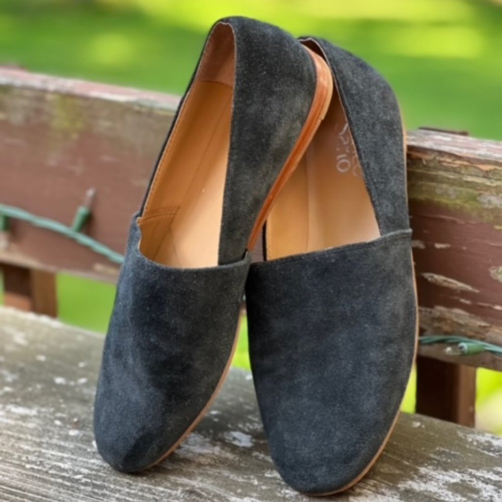 Black Suede Franco Sarto Flats